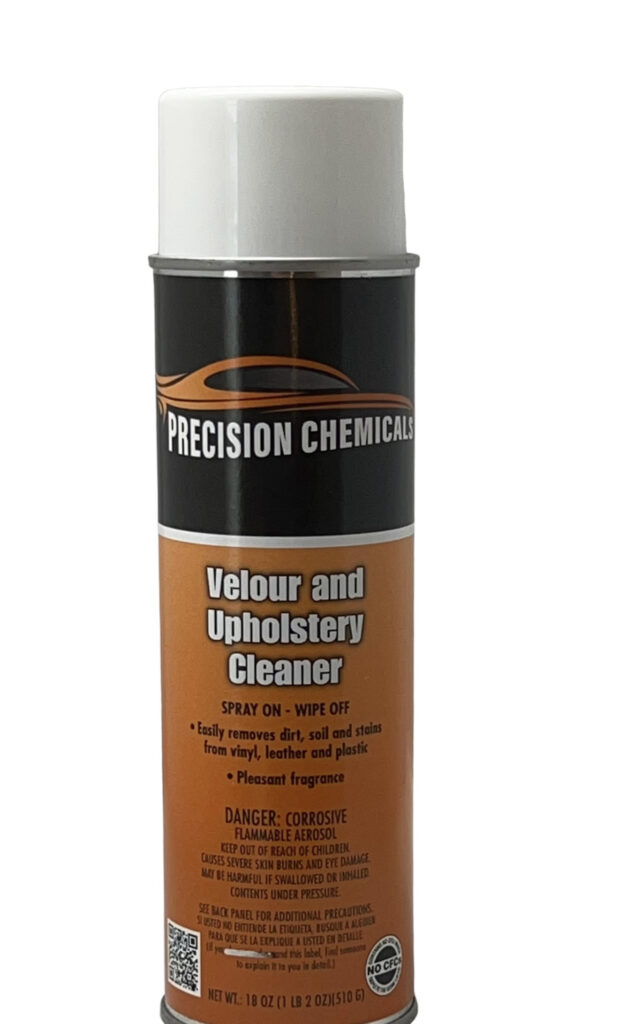 Velour upholstery cleaner precision chemical
